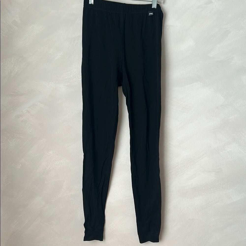 Helly Hansen black long underwear thermals size medium polypropylene - Picture 1 of 7